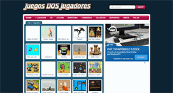 Desktop Screenshot of juegosdosjugadores.com
